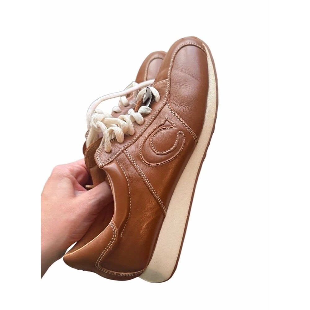 Coach Legend Sneakers Women Leather Trainer Logo Retro Athletic Made In Italy